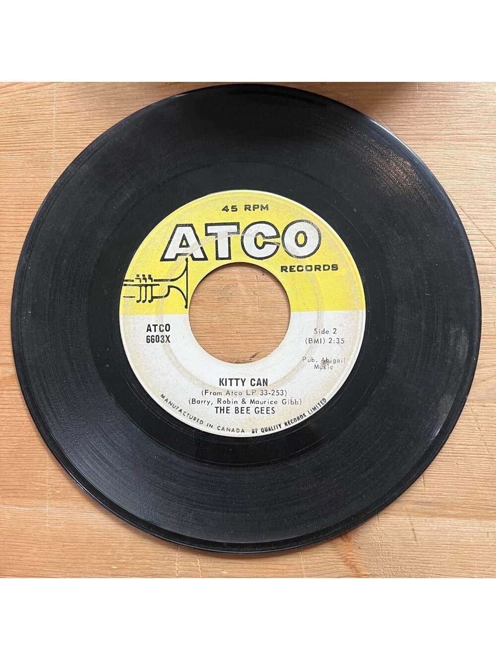 The Bee Gees - Kitty Can/I've gotta get a Massage to You 45rpm VG+ R17